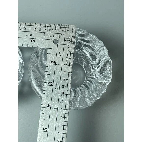 2 Simon Pearce Love Your Brain Crystal Candle Holder Votive Tealight Coral - Picture 5 of 8